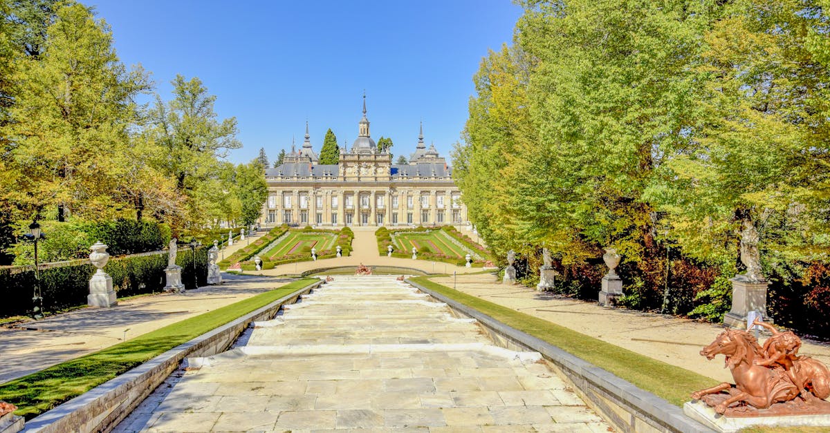 Explore the grandeur of the Royal Palace of La Granja, Spain, with its formal gardens and historic sculptures.