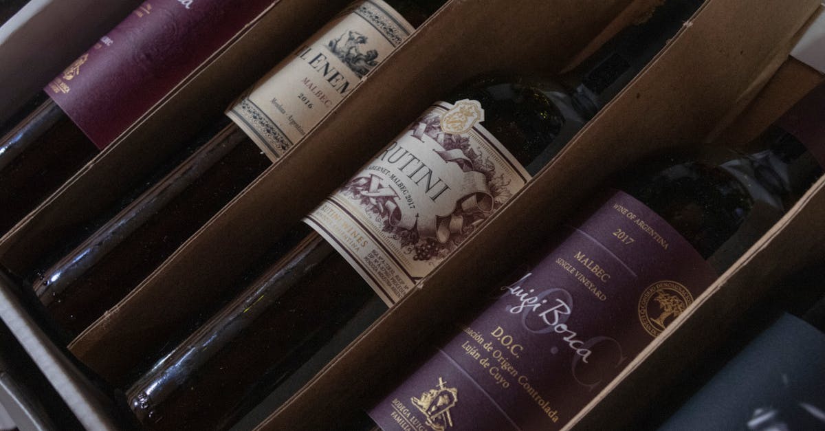 A selection of fine Argentinian wines in a box featuring various labels and vintages, perfect for wine enthusiasts.