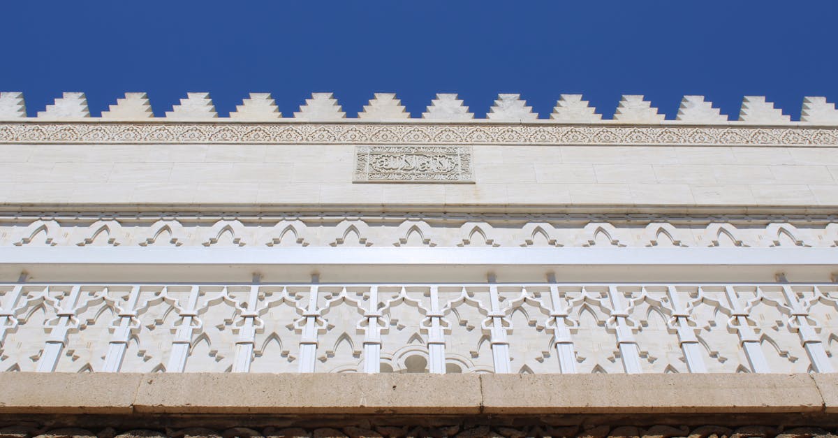 Stunning architectural details of the Mausoleum of Mohammed V in Rabat, showcasing intricate craftsmanship.