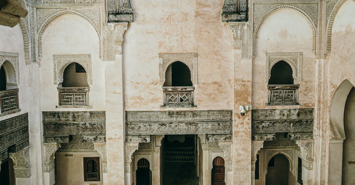 Explore the stunning architectural design of a historic building in Fez, Morocco.